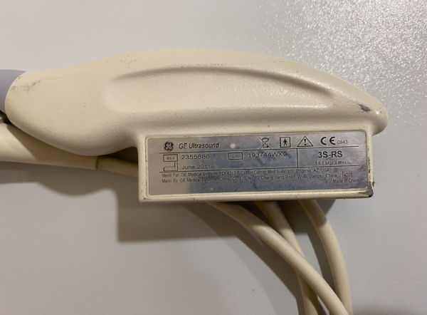 GE 3S-RS Ultrasound Transducer - 2011 - Image 7